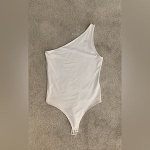 Abercrombie & Fitch Seamless One Shoulder Bodysuit Size Large